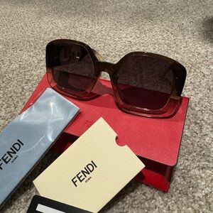 Fendi Women's Tortoise Shell Sunglasses
